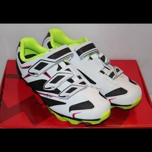 Northwave Katana 3S Womens Cycling Shoes Mountain Bike White Yellow 41